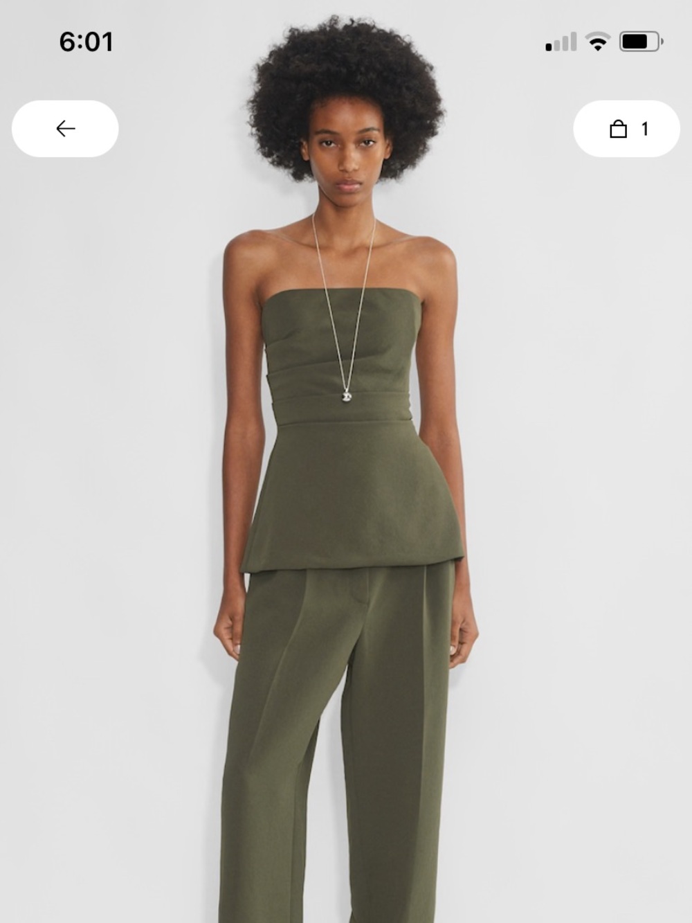 Aritzia Lilou Tube Top